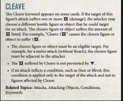 Imperial Assault :  “Cleave”  >< "Blast". (ReBe01)